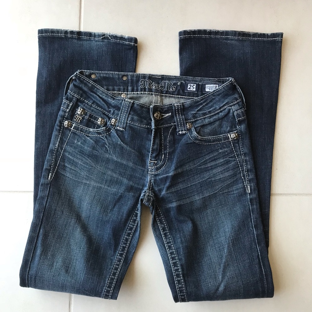 Miss Me Cotton Stretch Denim Jeans JP5005-6R J38 - Picture 3 of 8